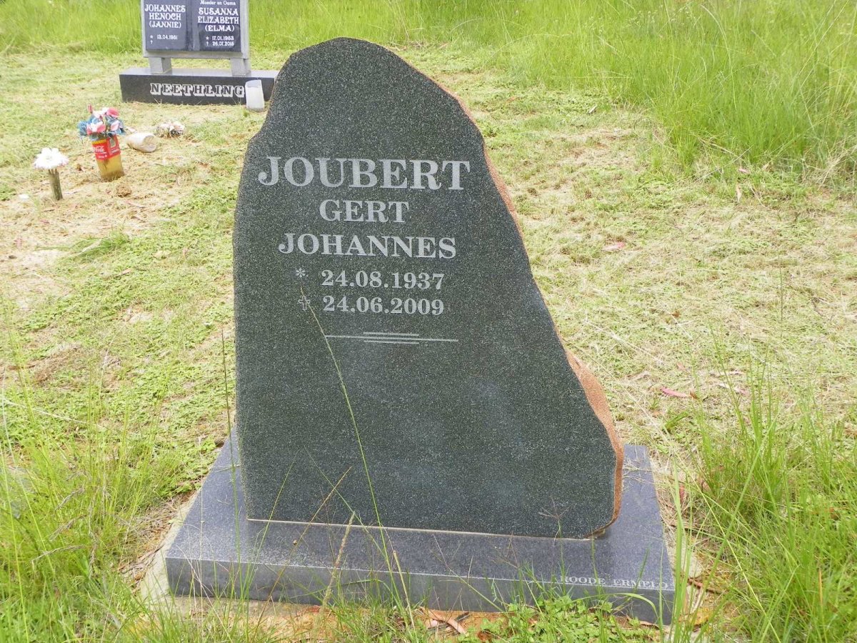JOUBERT Gert Johannes 1937-2009