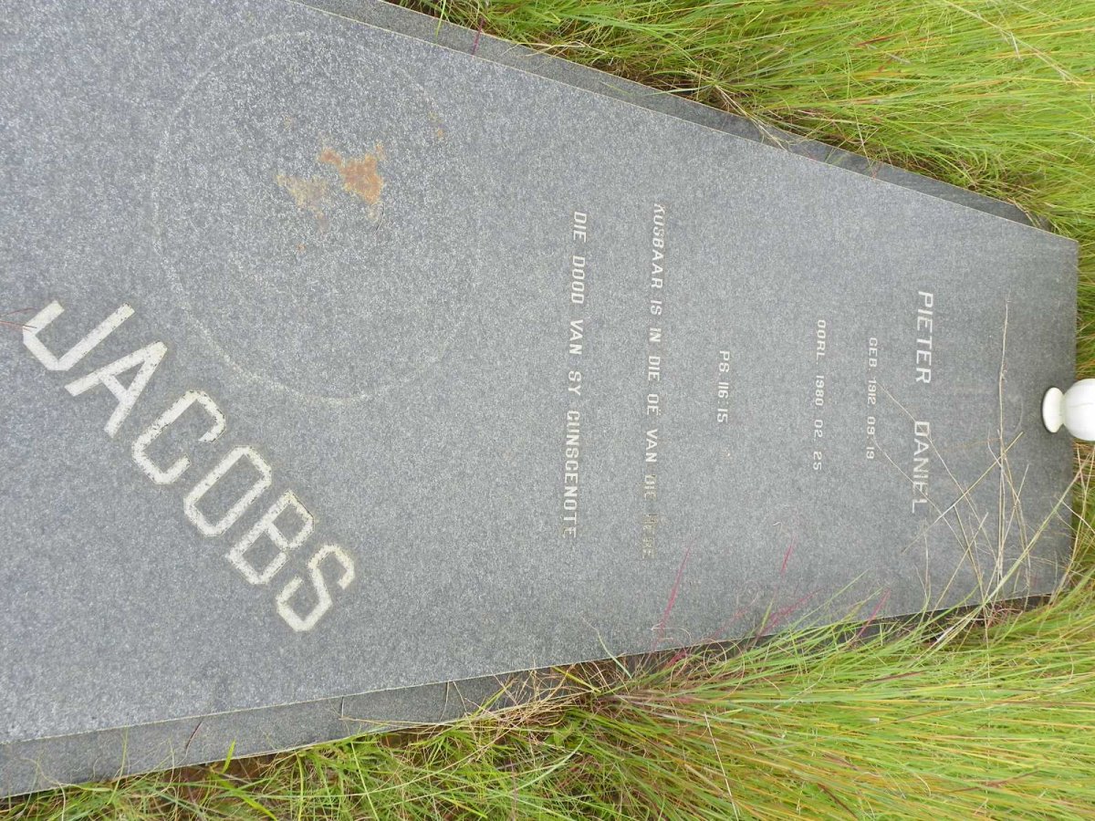 JACOBS Pieter Daniel 1912-1980