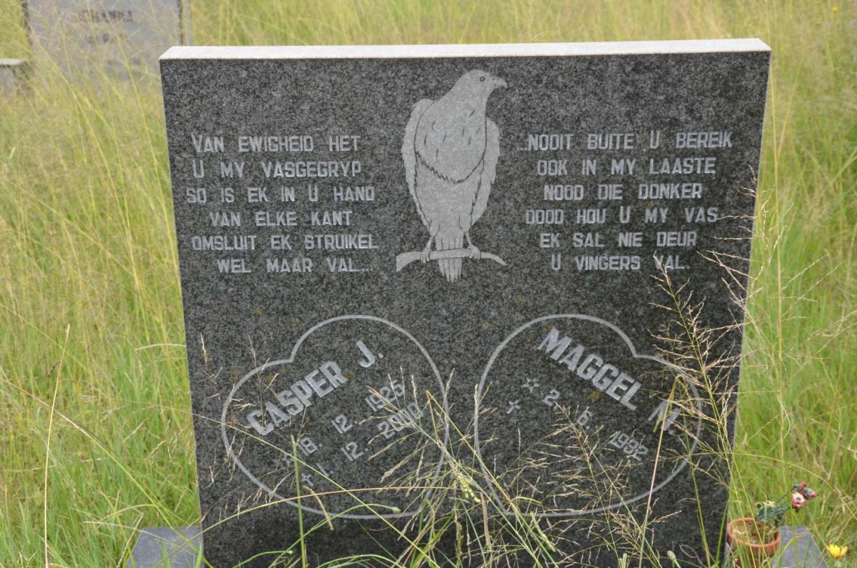JOUBERT Casper J. 1925-2000 &amp; Maggel M. 1932-