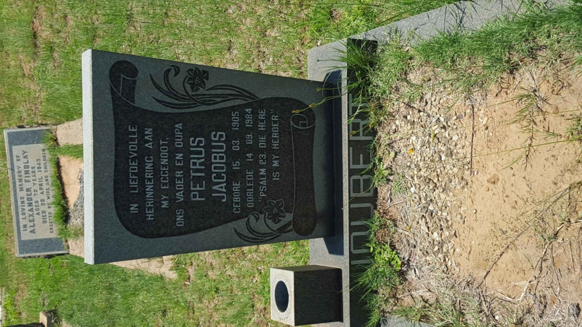 JOUBERT Petrus Jacobus 1905-1984