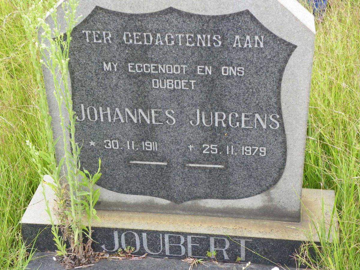 JOUBERT Johannes Jurgens 1911-1979