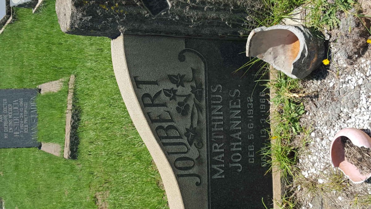JOUBERT Marthinus Johannes 1932-1966