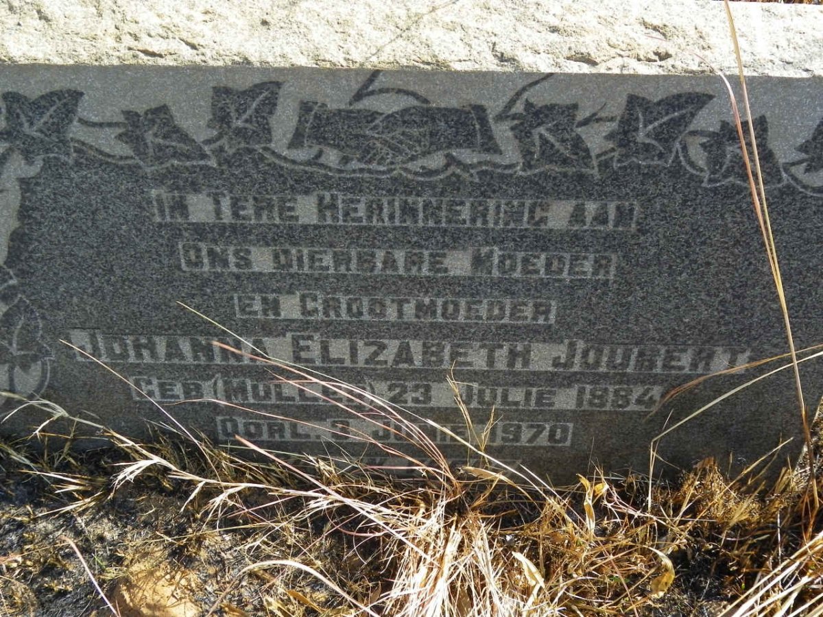 JOUBERT Izak Jacob 1874-1944 &amp; Johanna Elizabeth MULLER 1884-1970