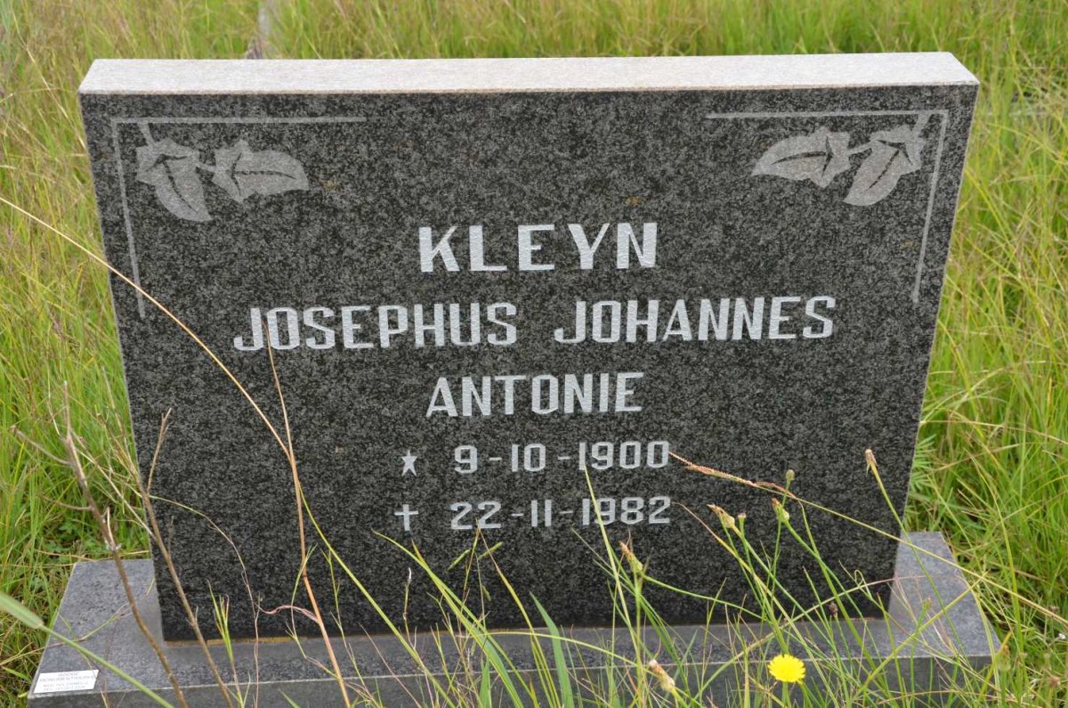 KLEYN Josephus Johannes Antonie 1900-1982