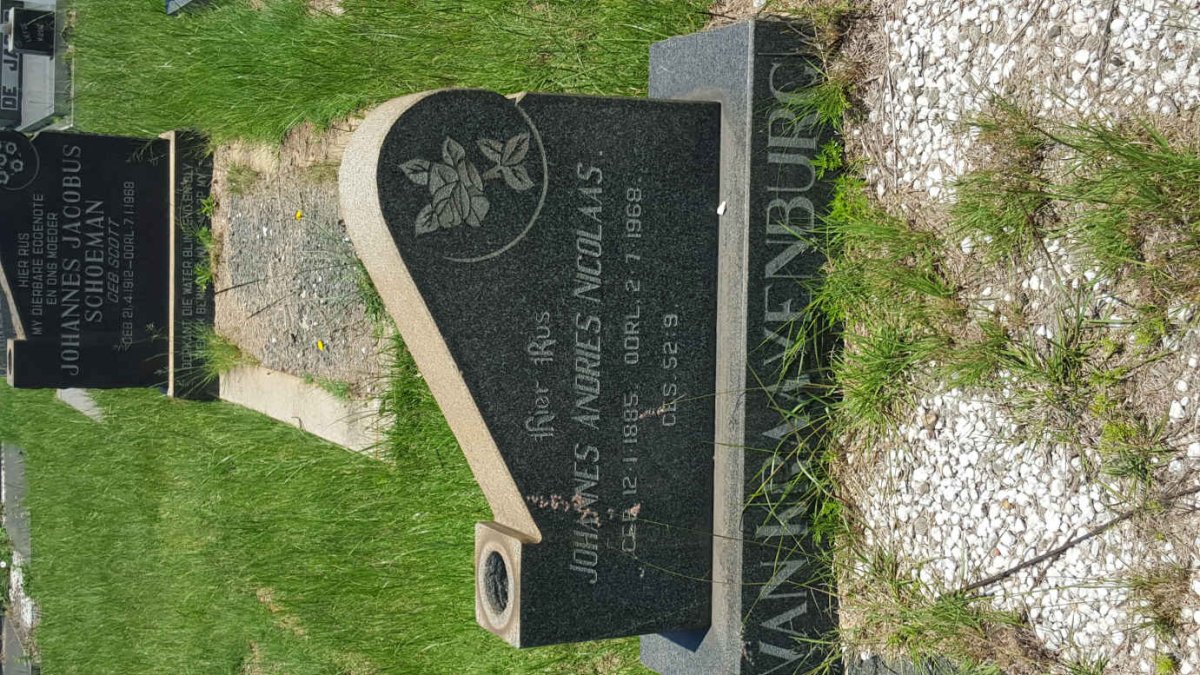 KRAAYENBURG Johannes Andries Nicolaas, van 1885-1968