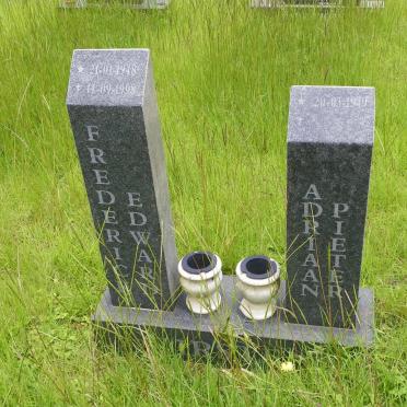 KIRSTEN Frederick Edward 1948-1998 &amp; Adriaan Pieter 1949-