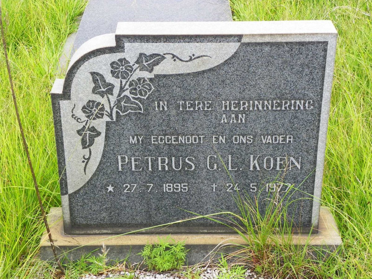KOEN Petrus G.L. 1895-1977