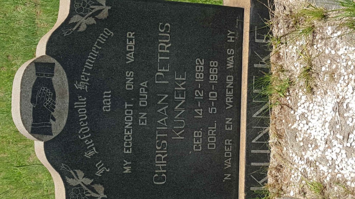 KUNNEKE Christiaan Petrus 1892-1968