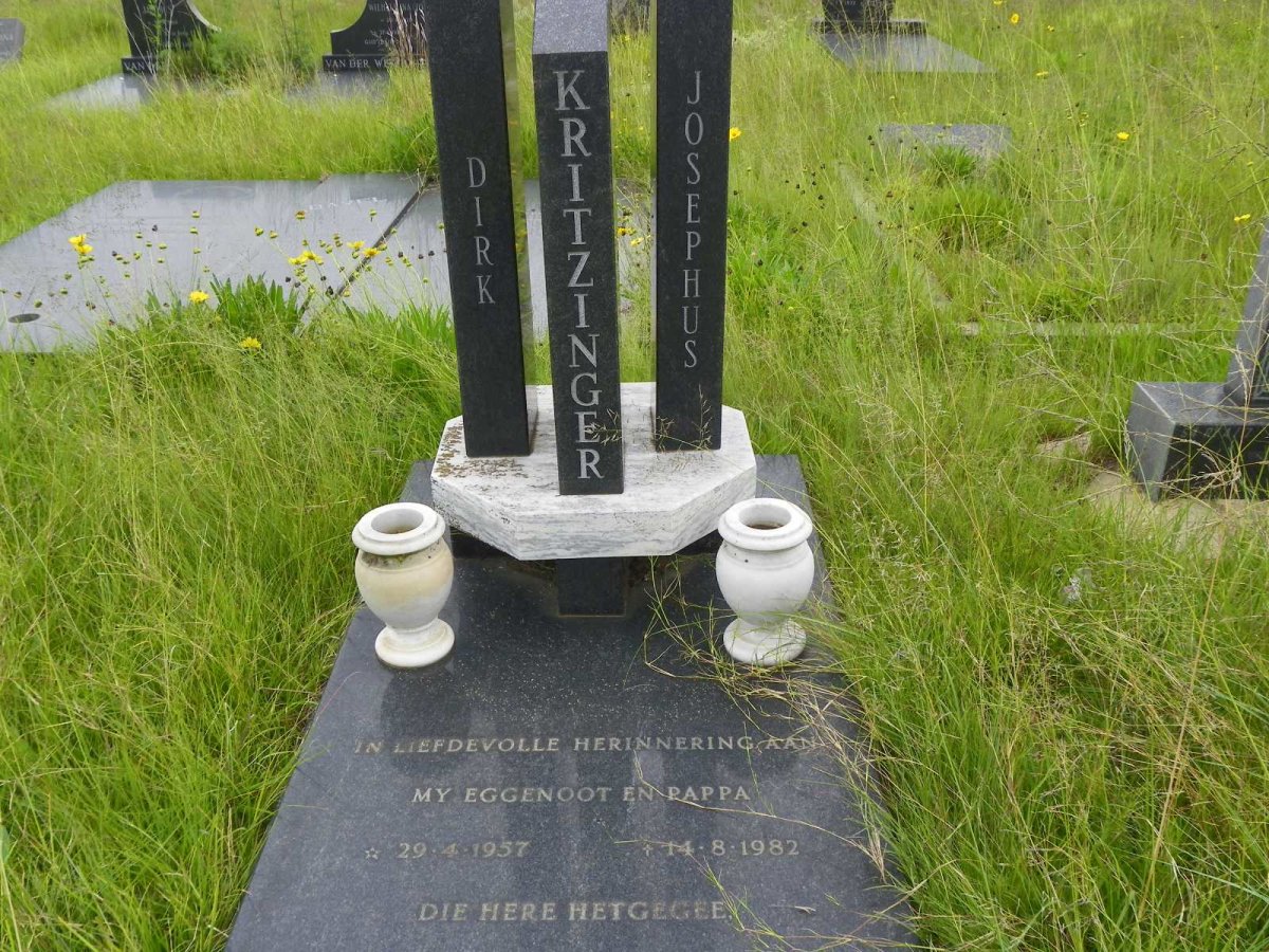 KRITZINGER Dirk Josephus 1957-1982