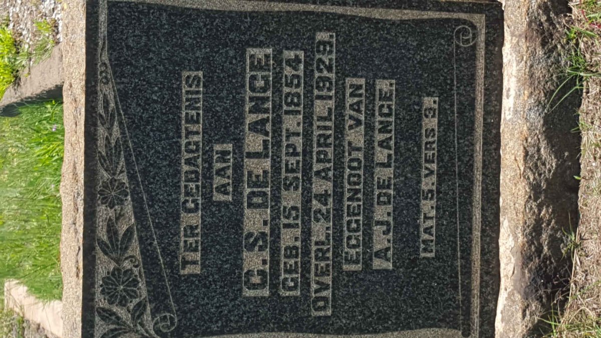 LANGE C.S., de 1854-1929
