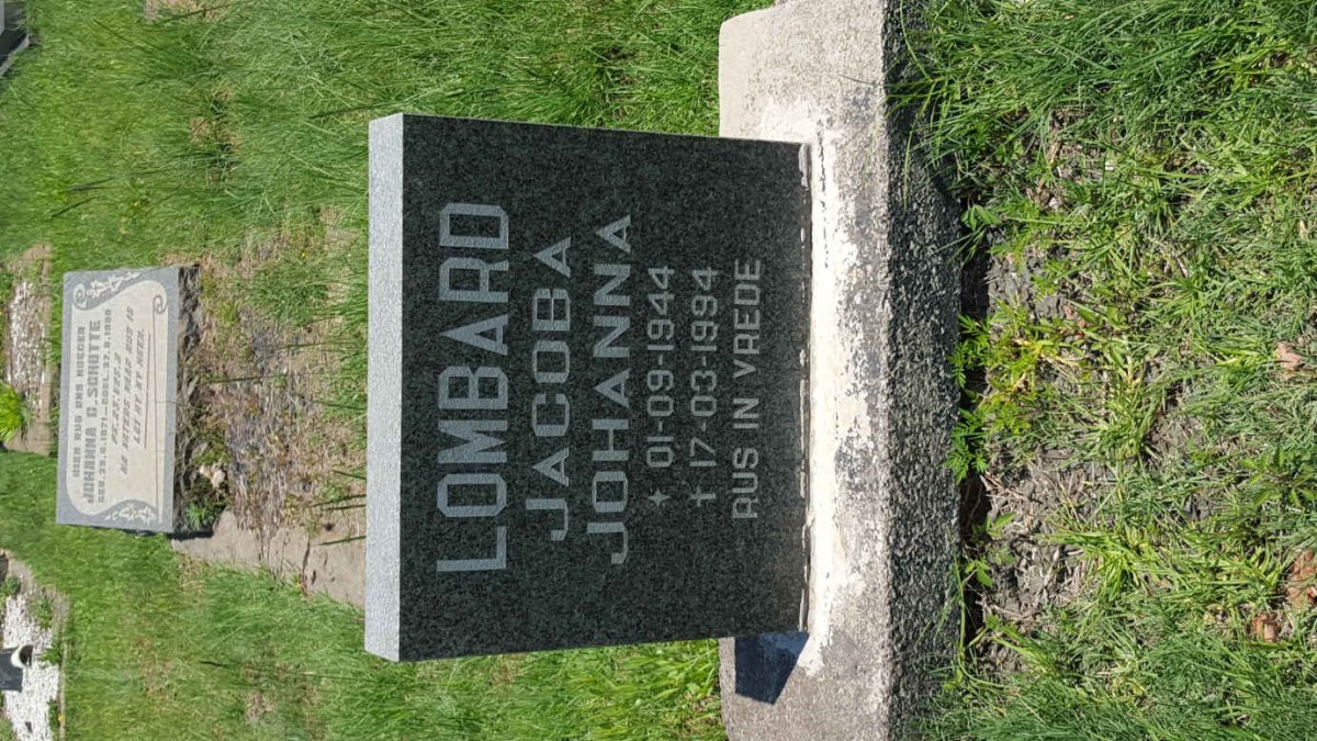 LOMBARD Jacoba Johanna 1944-1994