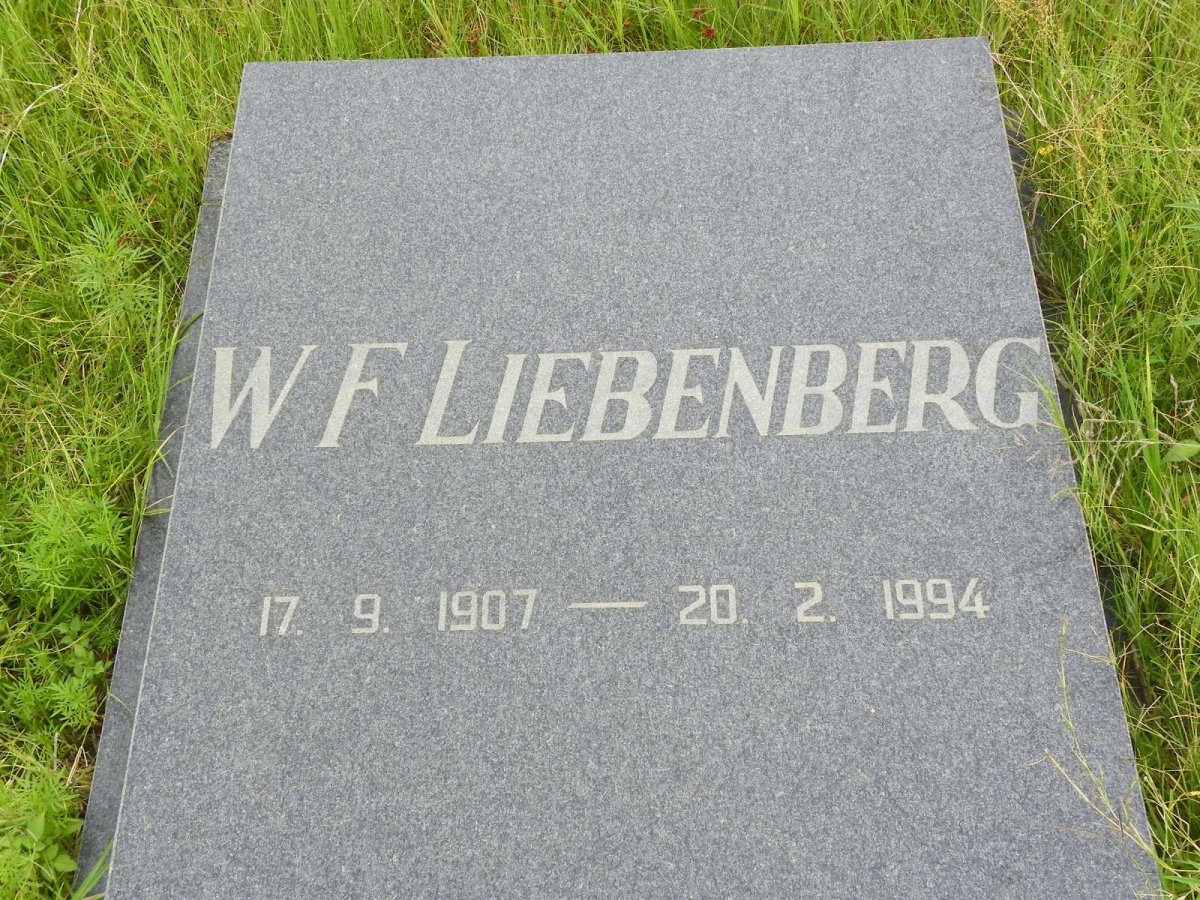 LIEBENBERG W.F. 1907-1994