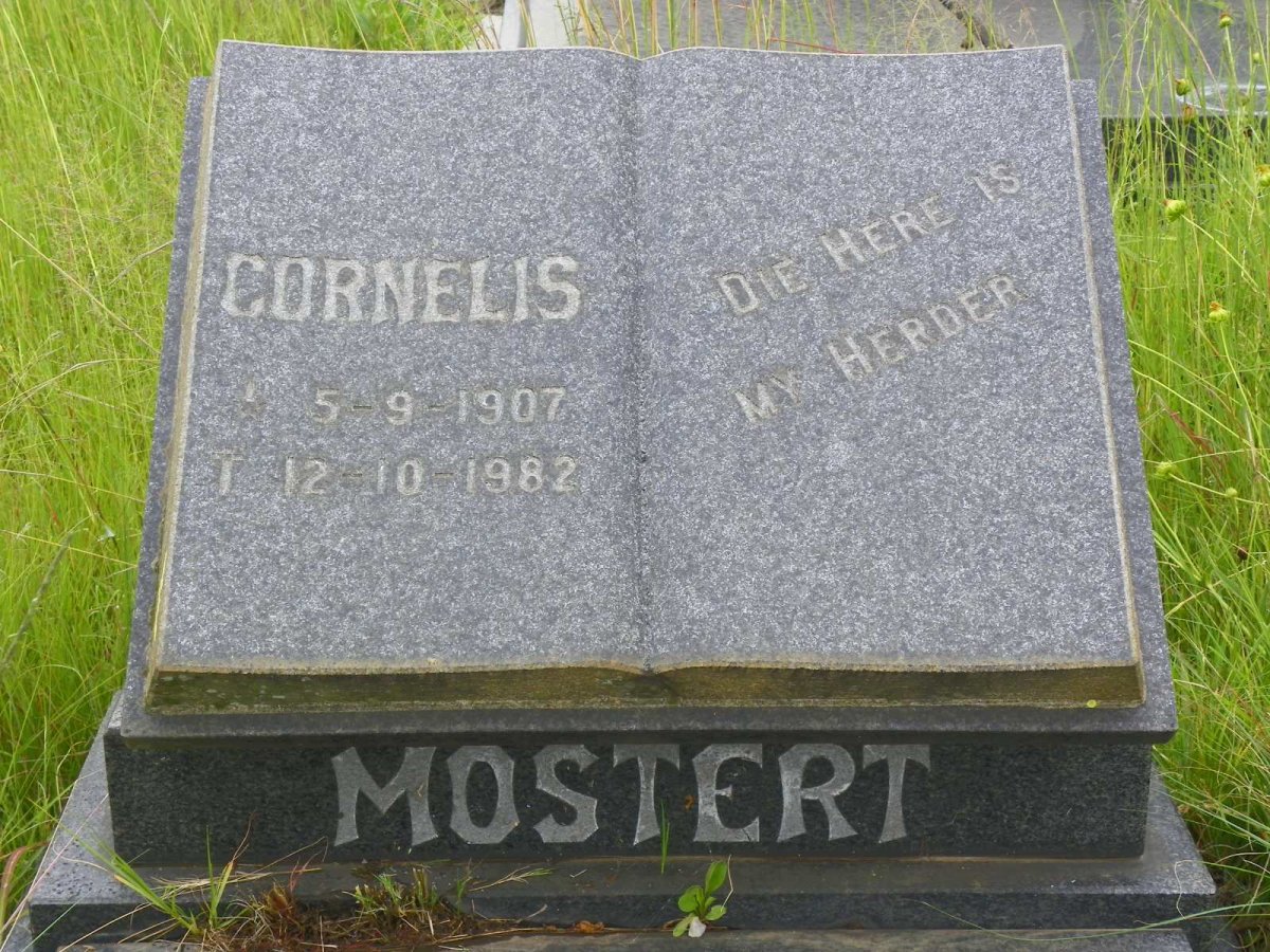 MOSTERT Cornelis 1907-1982