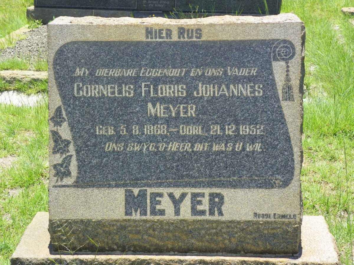 MEYER Cornelis Floris Johannes 1868-1952