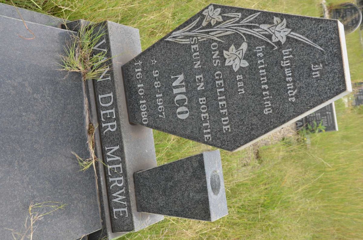 MERWE Nico, van der 1967-1980