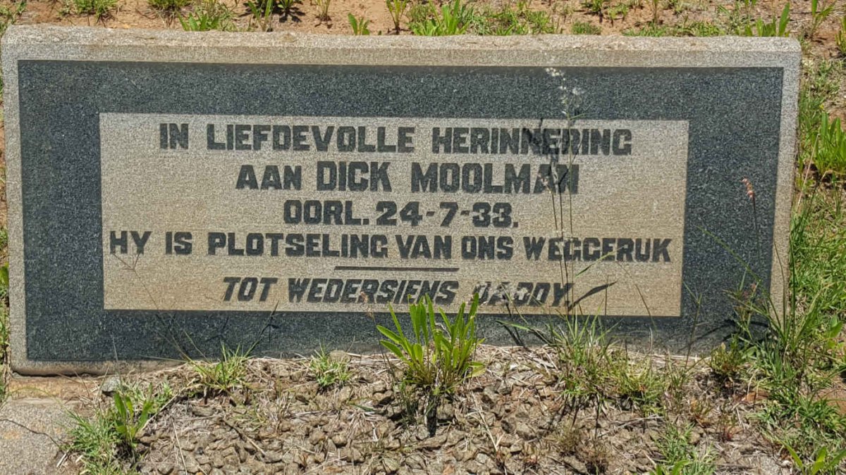MOOLMAN Dick -1933