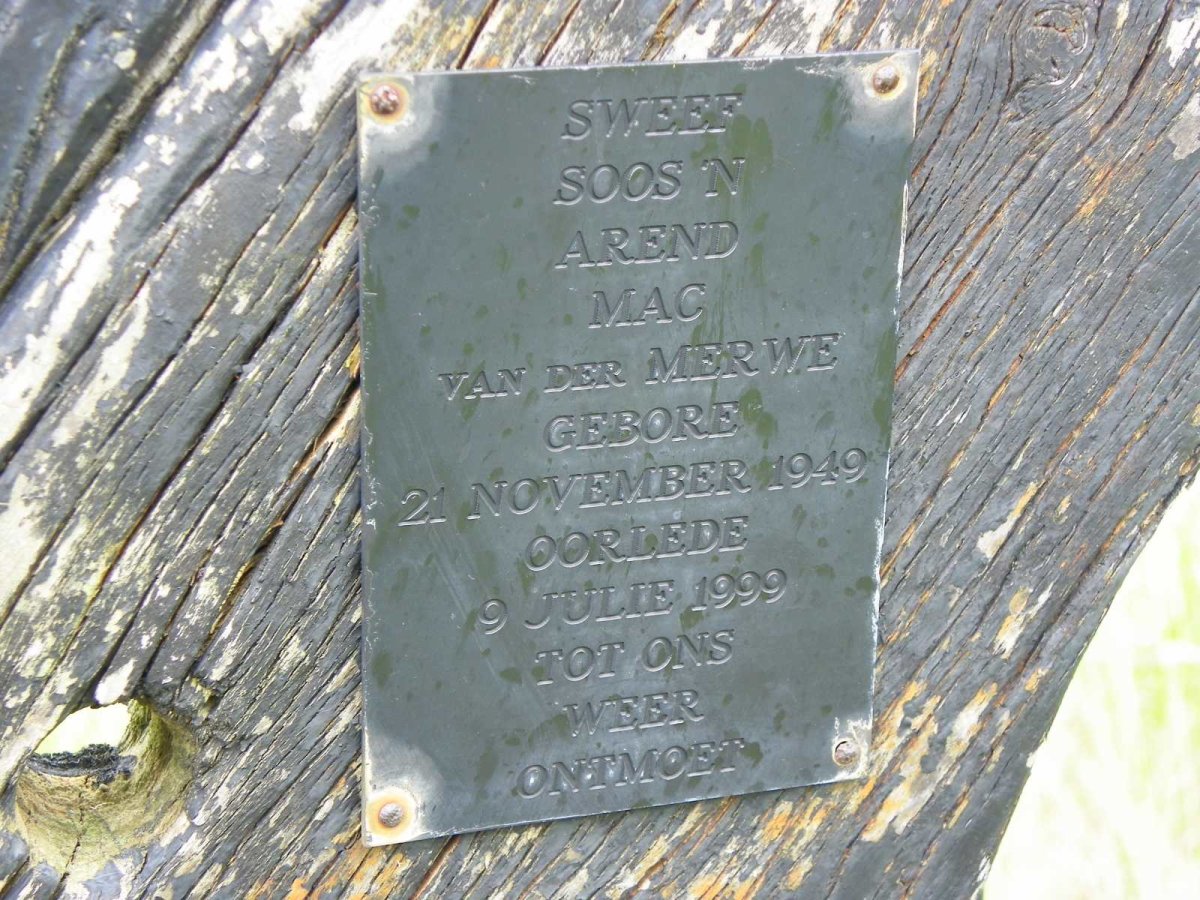 MERWE Mac, van der 1949-1999