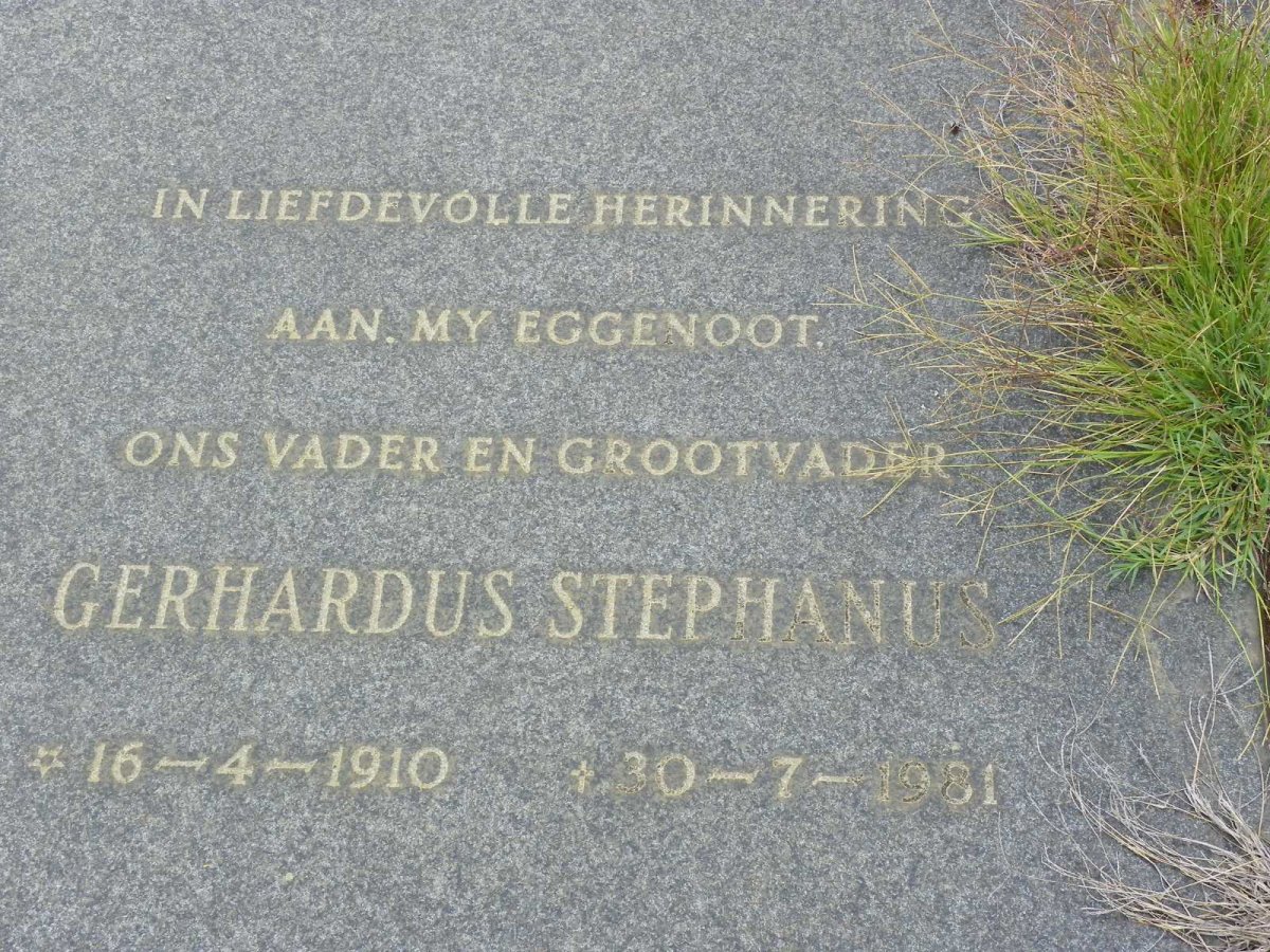 MINIE Gerhardus Stephanus 1910-1981 &amp; Sara Maria NORTIER 1914-1994