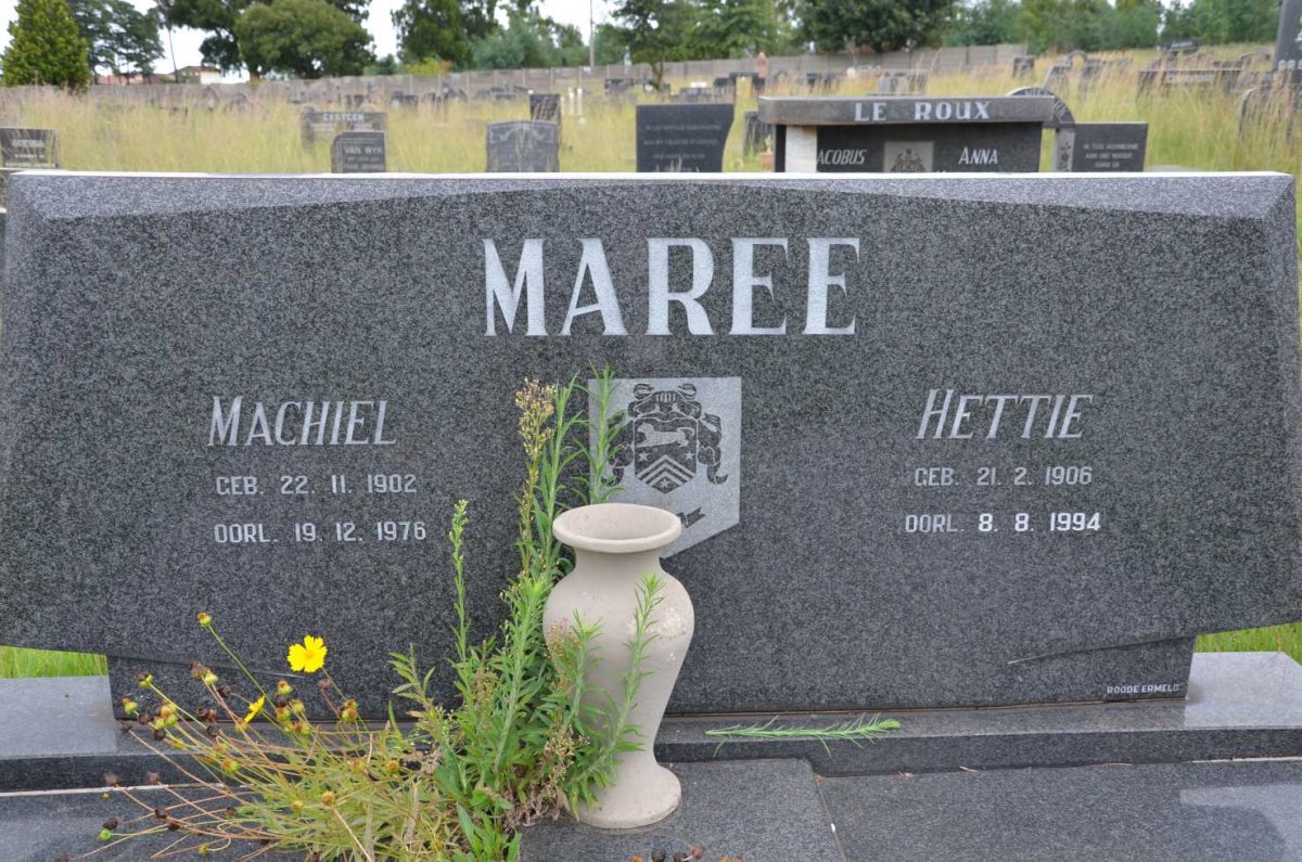 MAREE Machiel 1902-1976 &amp; Hettie 1906-1994