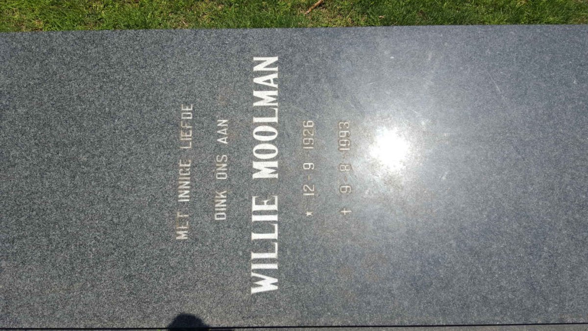 MOOLMAN Willie 1926-1993