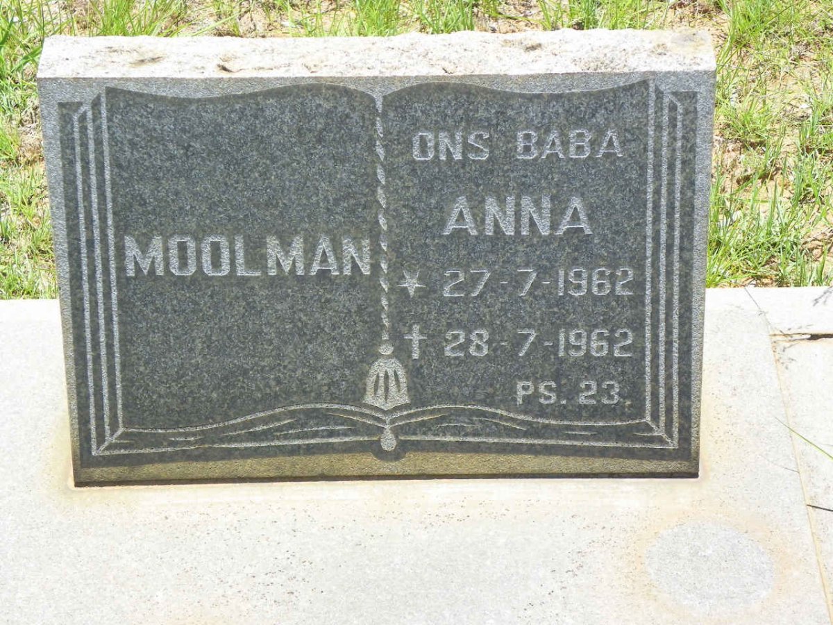 MOOLMAN Anna 1962-1962