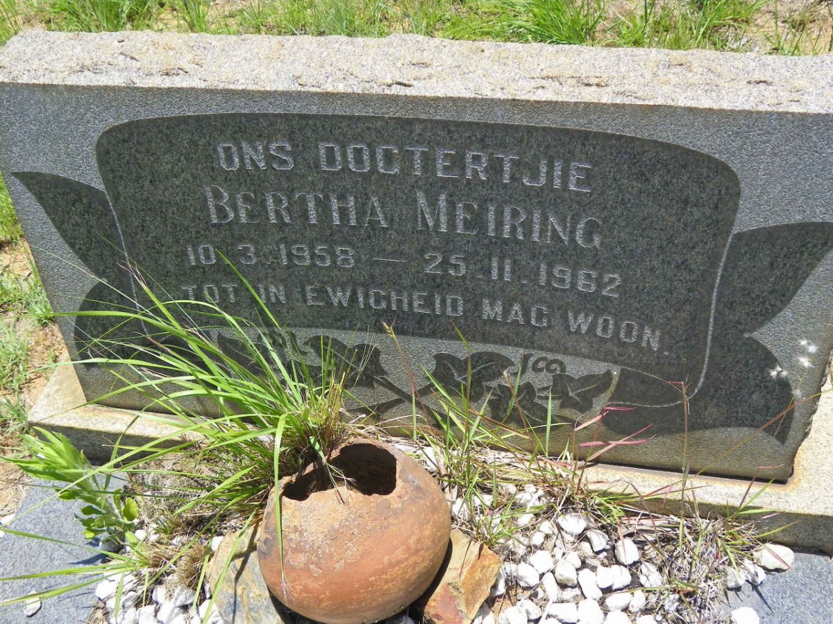 MEIRING Bertha 1958-1962
