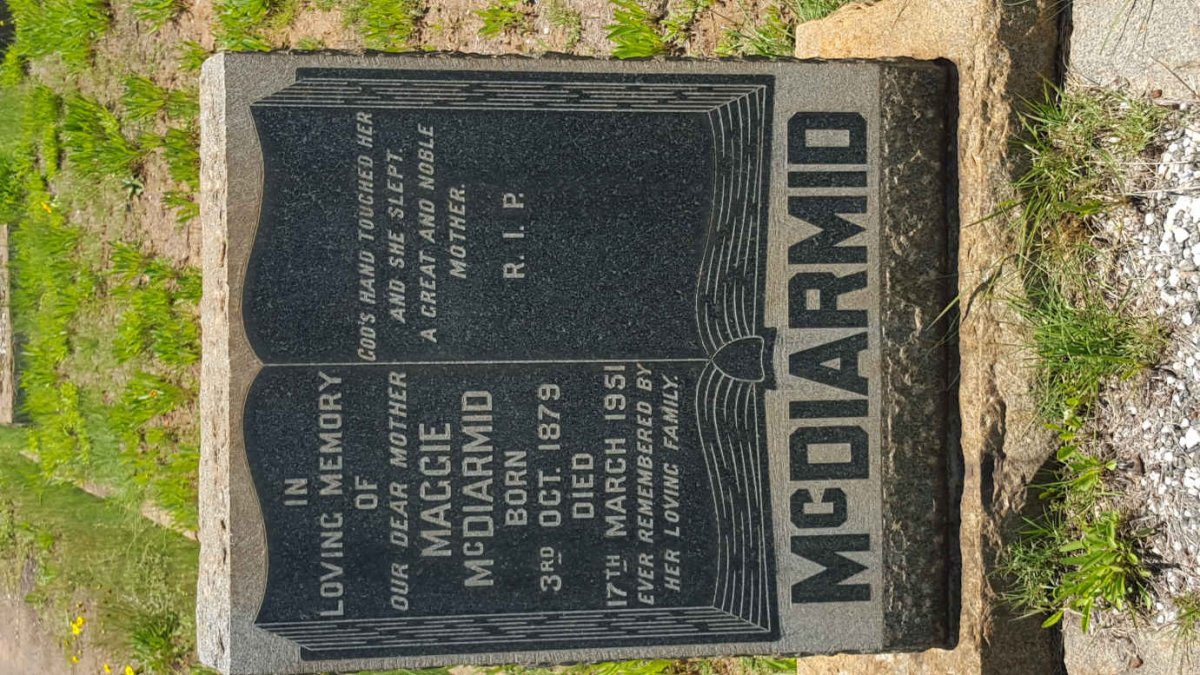 McDIARMID Maggie 1879-1951