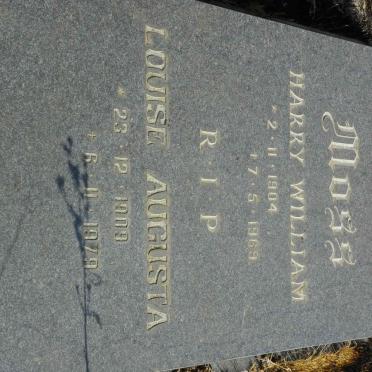 MOSS Harry William 1904-1969 &amp; Louise Augusta 1909-1979