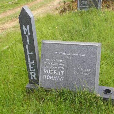 MILLER Robert Norman 1940-2001