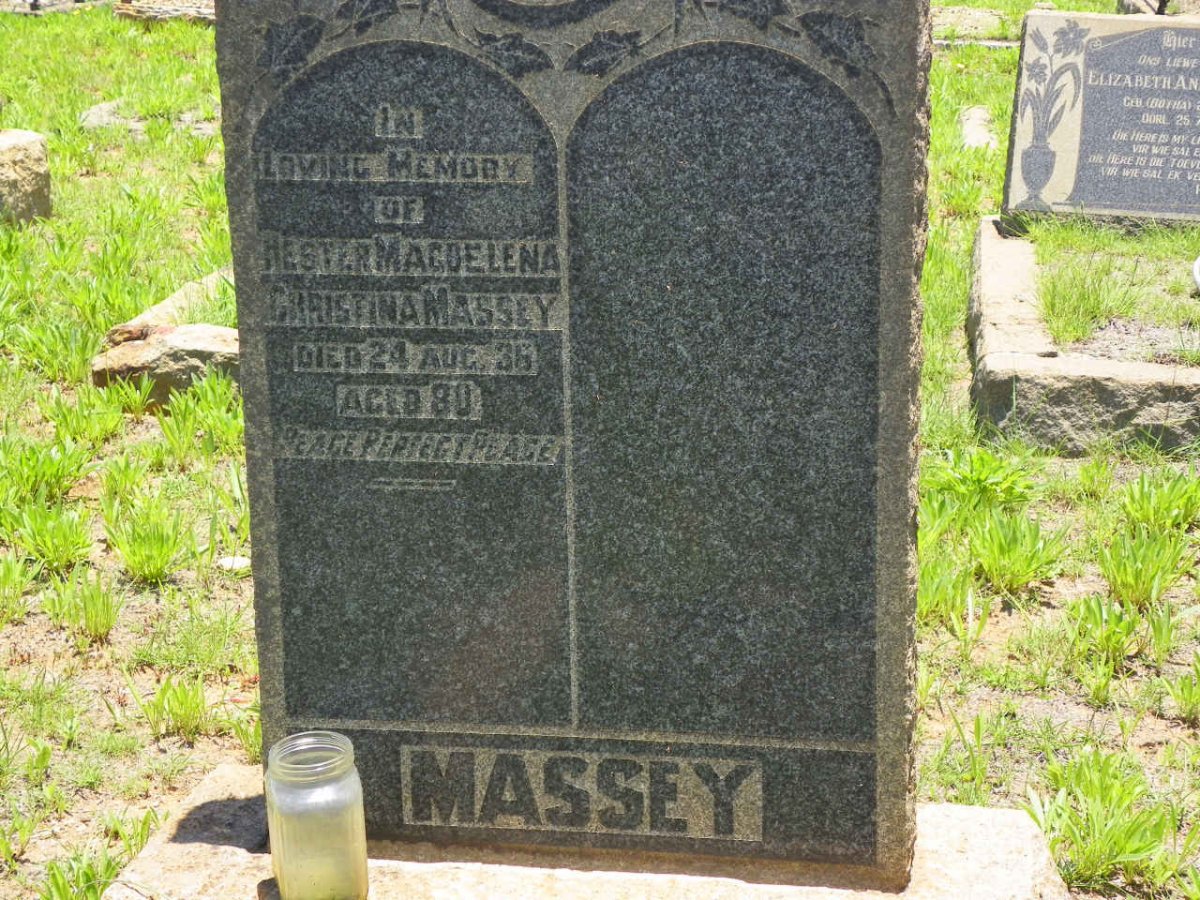 MASSEY Hester Magdelena Christina -1936