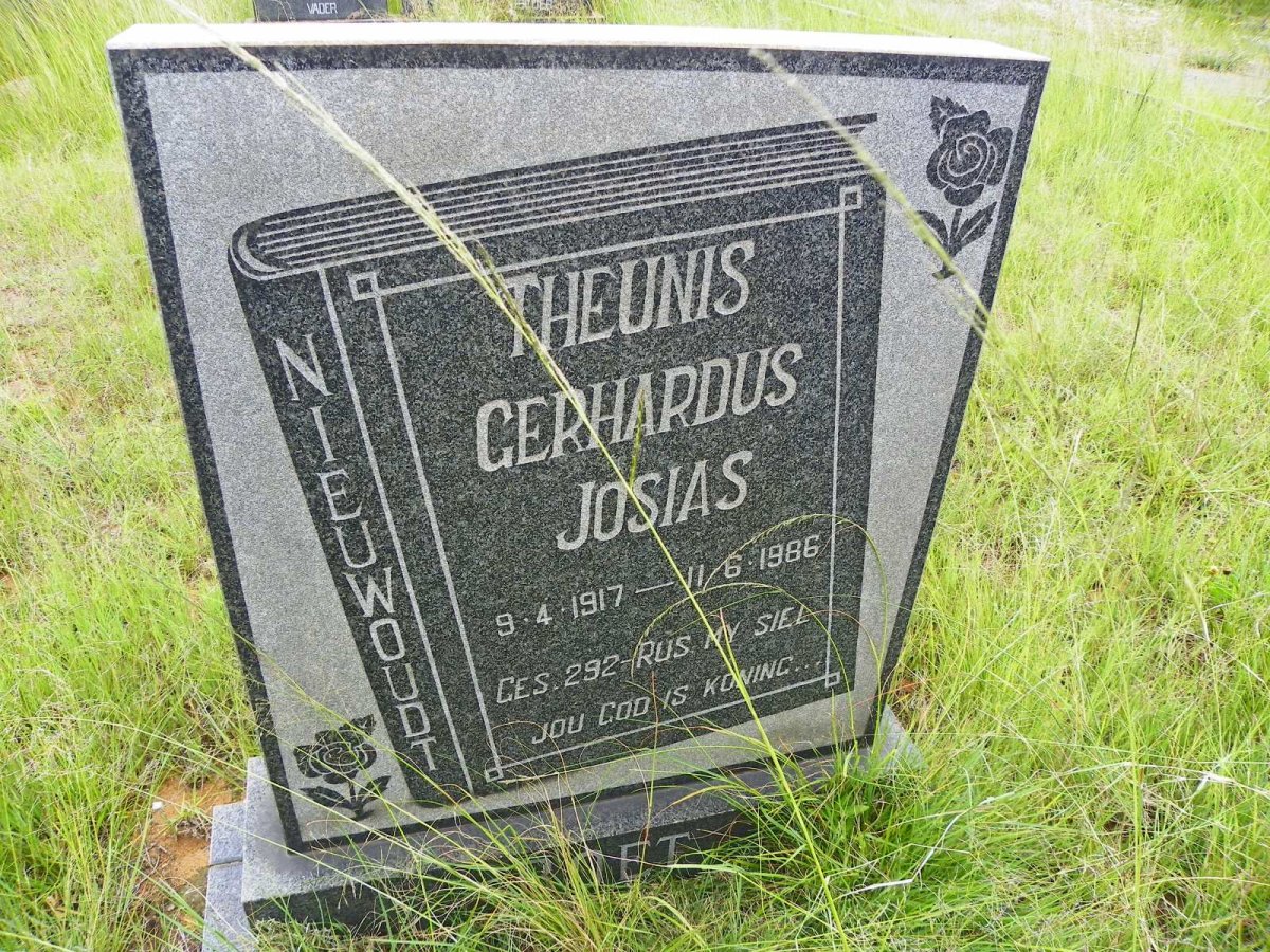 NIEUWOUDT Theunis Gerhardus Josias 1917-1986