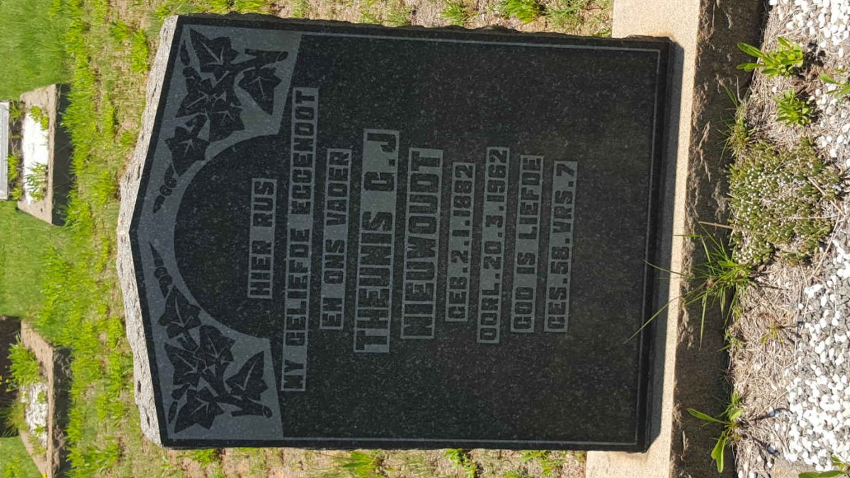 NIEUWOUDT Theunis G.J. 1882-1962