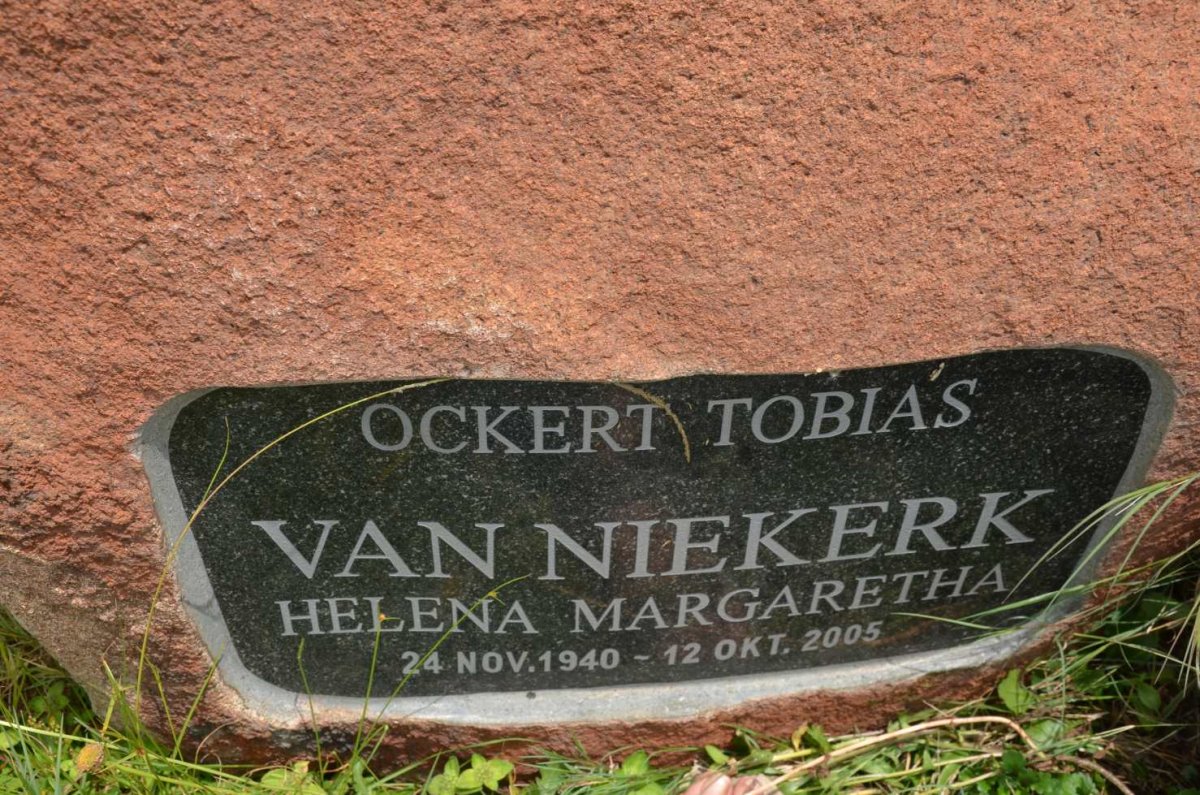 NIEKERK Ockert Tobias, van &amp; Helena Margaretha 1940-2005