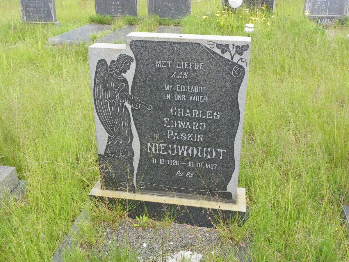 NIEUWOUDT Charles Edward Paskin 1926-1987