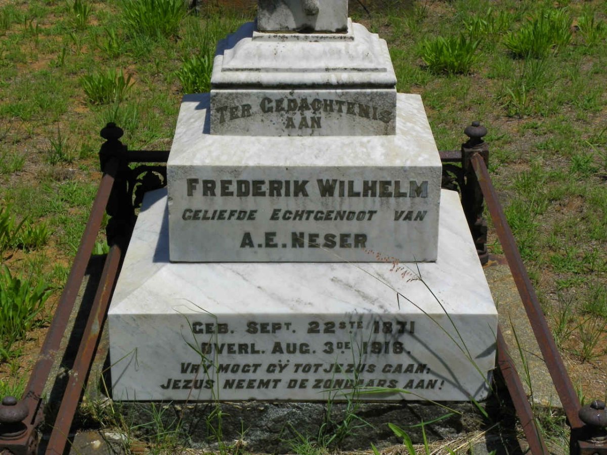 NESER Frederik Wilhelm 1871-1918