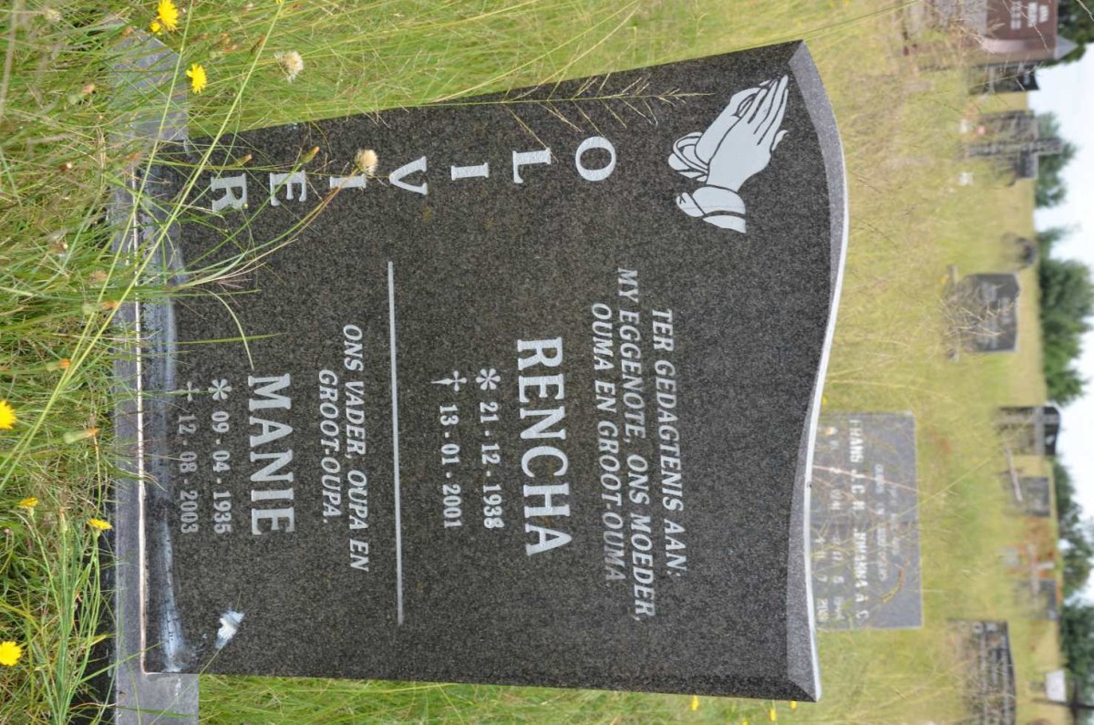 OLIVIER Manie 1935-2003 &amp; Rencha 1938-2001