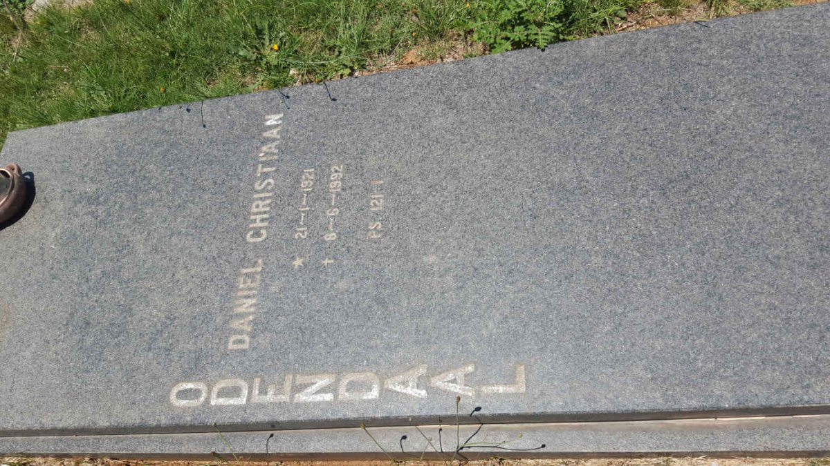 ODENDAAL Daniel Christiaan 1921-1992