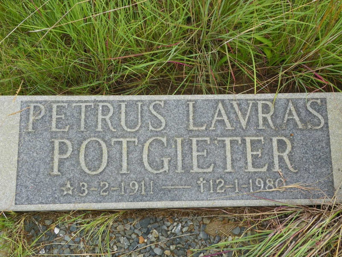 POTGIETER Petrus Lavras 1911-1980