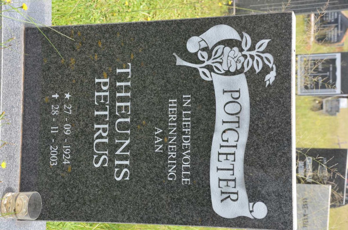 POTGIETER Theunis Petrus 1924-2003