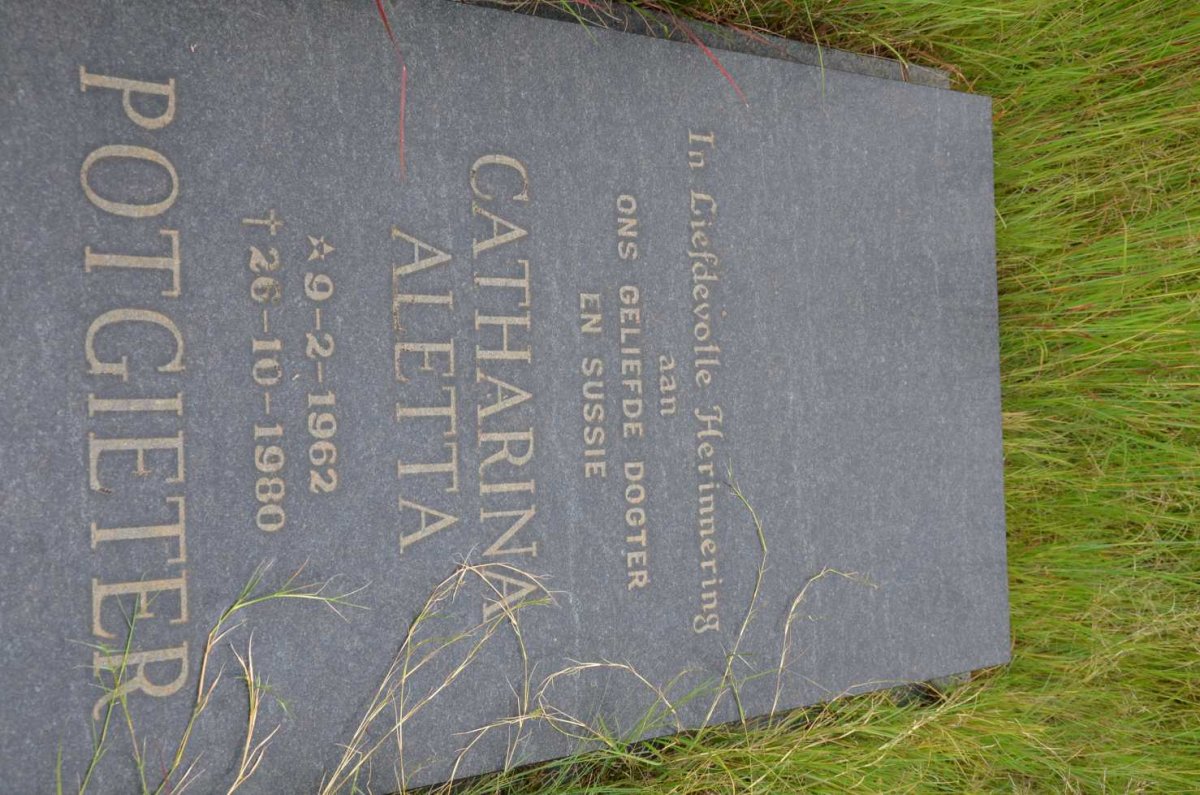 POTGIETER Catharina Aletta 1962-1980