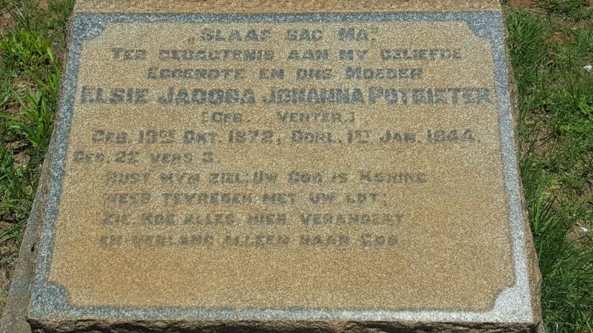 POTGIETER Elsie Jacoba Johanna nee VENTER 1872-1944