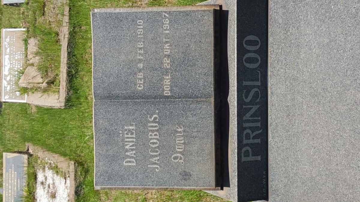PRINSLOO Daniel Jacobus 1910-1967