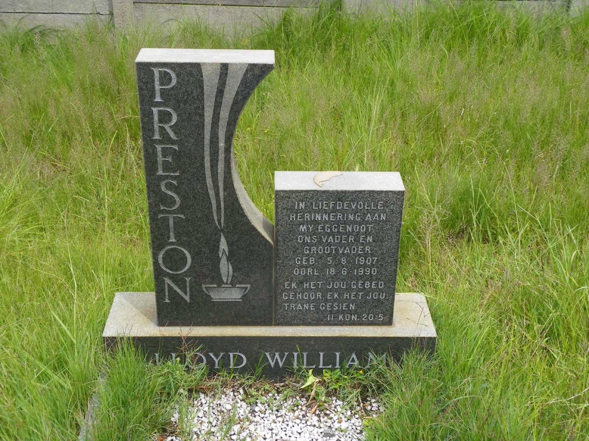 PRESTON Lloyd William 1907-1990