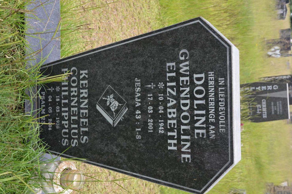 ? Kerneels Cornelius Phillippus 1938-2004 &amp; Doline Gwendoline Elizabeth 1942-2001