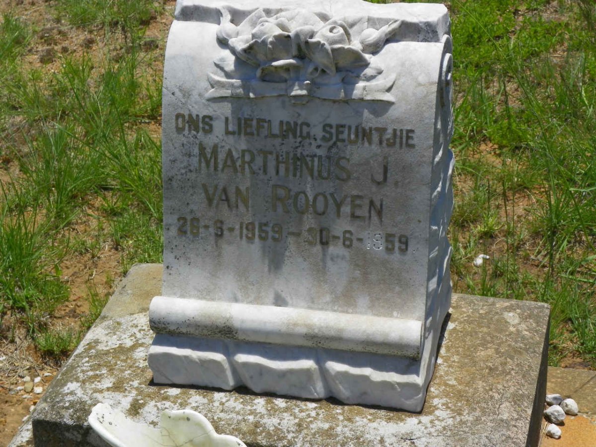 ROOYEN Marthinus J., van 1959-1959