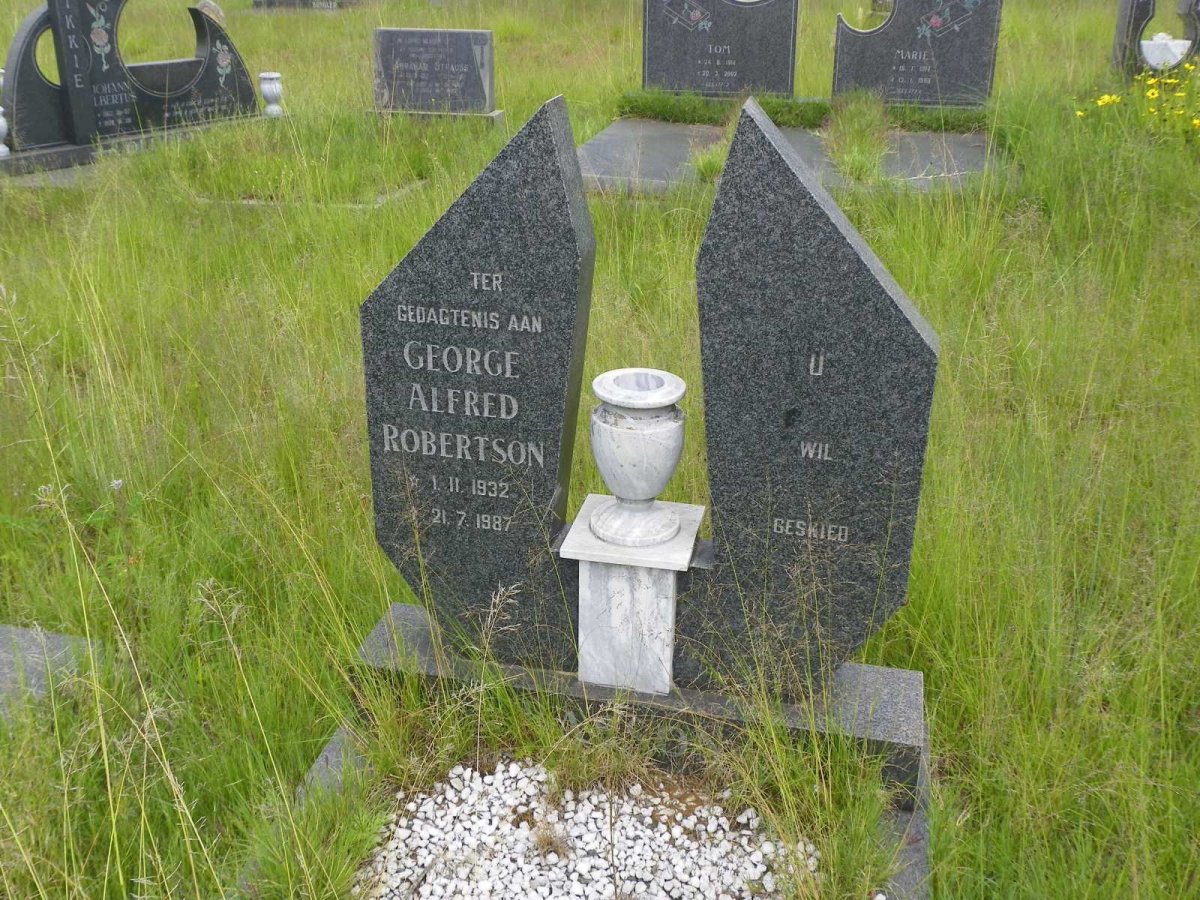 ROBERTSON George Alfred 1932-1987