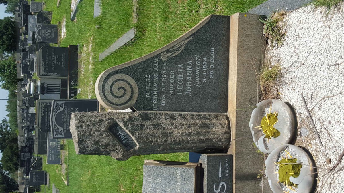 RAS Cecilia Johanna nee JOUBERT 1934-2000