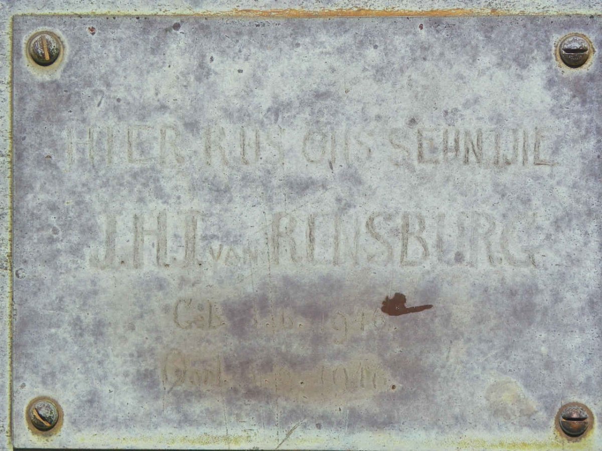 RENSBURG J.H., J. van 1946-1946