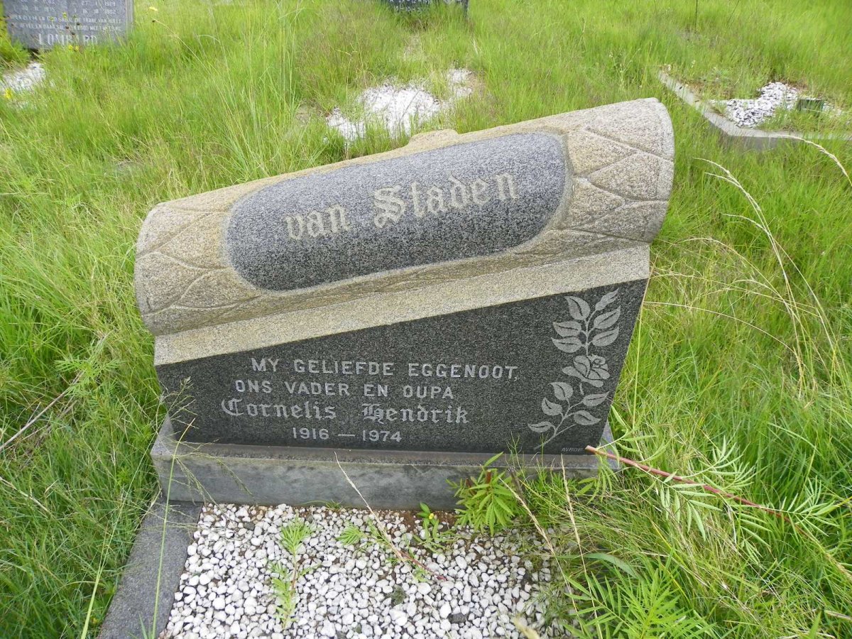 STADEN Cornelis Hendrik, van 1916-1974