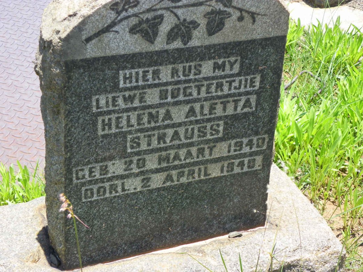 STRAUSS Helena Aletta 1940-1940